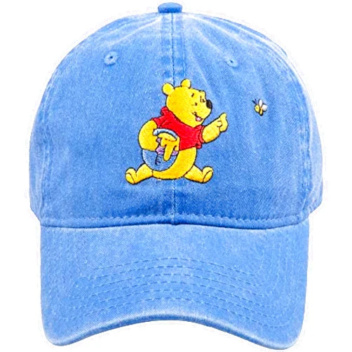 Concept One Disney Winnie The Pooh Dad Hat, Cotton Adjustable Adult Baseball Cap with Curved Brim