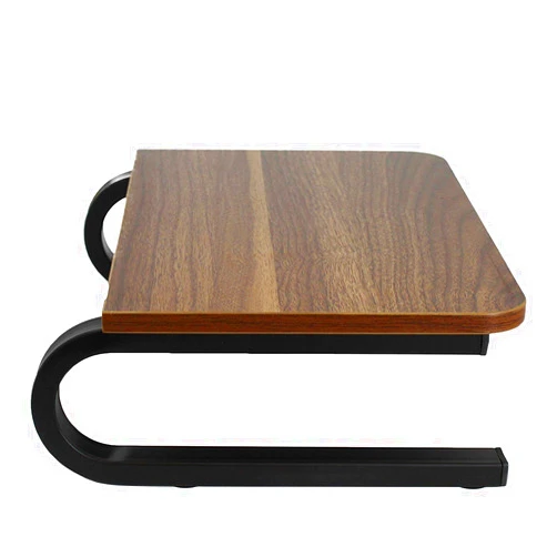 ASOFTY Wood Monitor Stand Riser, 2 Tier Monitor Stand Dual Monitor Riser, Great Computer Stand for Laptop, iMac, PC, Printer, 14.5 in