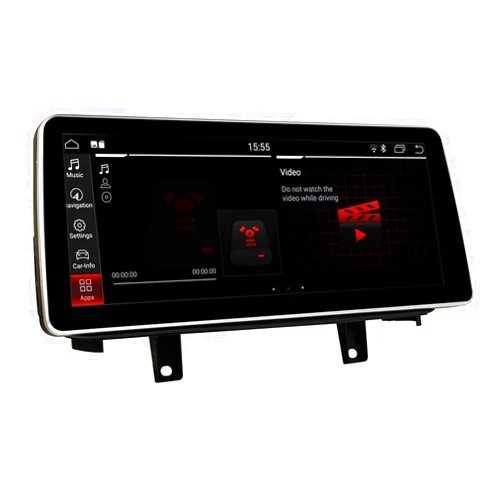 Koason 12.3inch Android Screen Upgrade Display 4G LTE Multimedia Player Wireless CarPlay GPS Navigation for BMW X5 X6 F15 F16 2014-2016 NBT