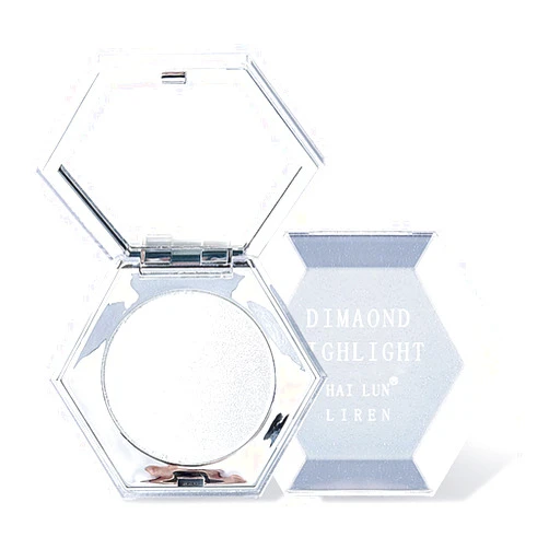 IGuzvaw White Face Glitter Makeup,Highlight Makeup Contour Powder,Diamond Shimmer Highlighter Powder,for Nose Cheek Lip Body,Easily Show Up and Long lasting (Diamond White)