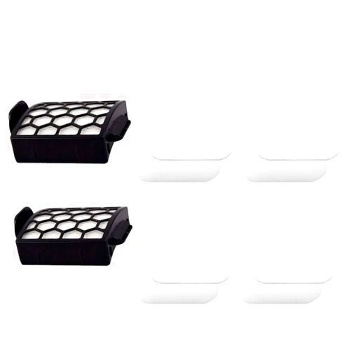 Dttery 4 Foam + Felt, 2 HEPA Filters kit Replacement for Shark Navigator Pet Pro ZU60, ZU62, Pet Plus NV251, NV255, Swivel Pro NV150, NV151 Upright Vacuum, Part 1238FT60 1239FT60