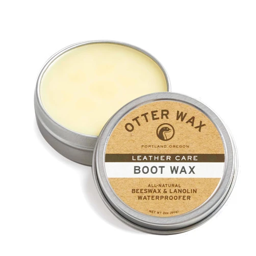 Otter Wax Boot Wax | 2oz | All-Natural Leather Waterproofer | Made in USA