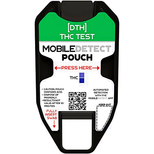 MobileDetect Residue Detection THC Drug Test Kit - Rapid Surface Residue Detector, 1 Mobile Detect Pouch