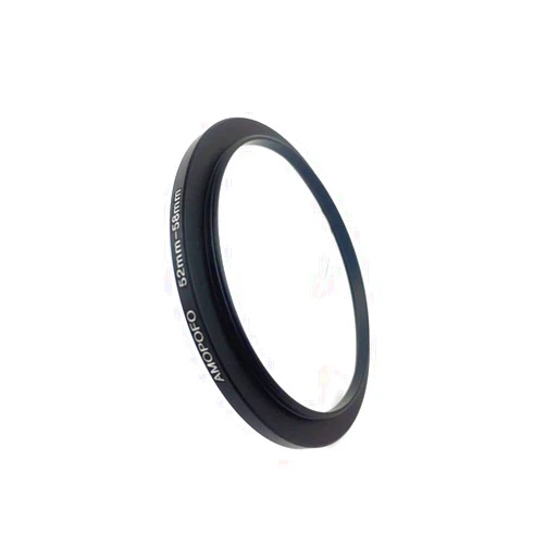 AMOPOFO Universal 52-58mm /52mm to 58mm Step Up Ring Filter Adapter for UV,ND,CPL,Metal Step Up Ring Adapter