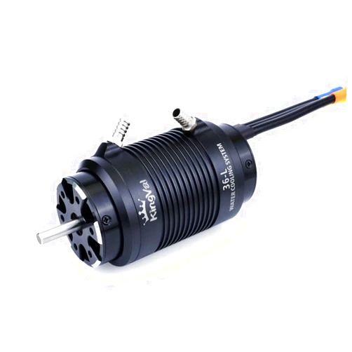 KingVal Replacement 3680 1500KV Brushless Motor Shaft Diameter 5mm with Water Cooling Jacket Unit Compatible with RC Boat