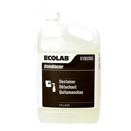 ECOLAB 6100935 STAINBLASTER Destainer - One (1) 5qt Pump/Resealable Bottle per Order