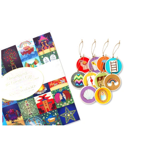 Baby WhatKnots Jesse Tree Advent Ornaments corresponding with Unwrapping the Greatest Gift (Book not Included)