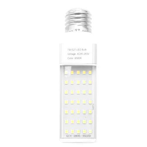 YUPVM Fishpod White Plant Aquarium 7W Grow Light LED Tank Fish Coral Bulb E27 Lamp