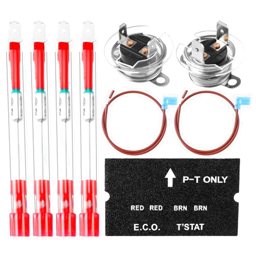 AMI PARTS 93866 91447 RV Water Heater Thermal with ECO Thermostat Assembly Kit (4 Pcs) Fit for atwood water heater parts Models # 45518A2, 45518A3,45518A1,GCH6-4E,GH6-8E,G6A-6E, G6A-7E,G6A-8E,GCH6A-7E