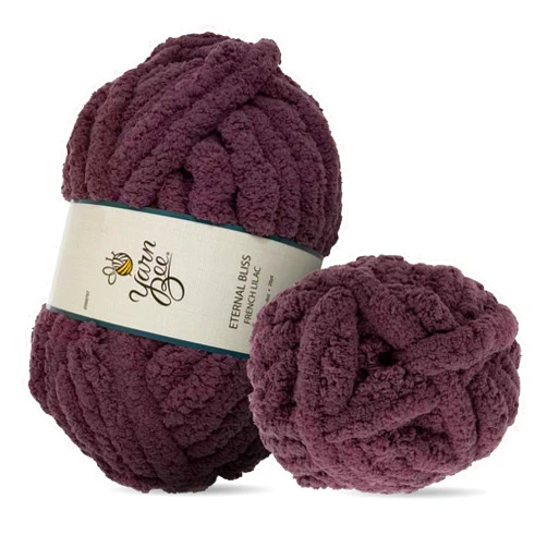 Hobby Lobby French Lilac Yarn Bee Eternal Bliss Yarn Chunky Knitting and Craft DIY Material