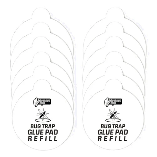 Exterminators Choice Exterminator's Choice - Indoor Glue Pad Refills - Works with Most Indoor Mosquito Lamps - Extra Sticky - Traps Mosquitos and Other Bugs - Pack of 16