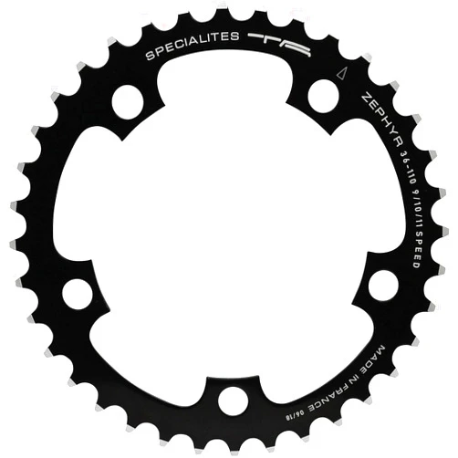 Spécialités TA Zephyr Compact 5-arm 110pcd 9/10 Speed Chainring