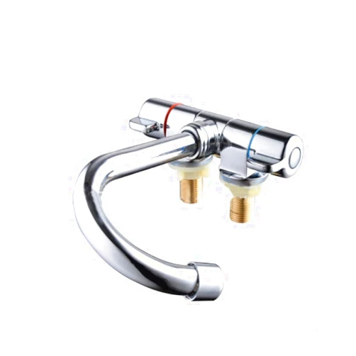 Lan-shop Widespread Faucet, Faucets, Folding 360 Rotation for Bathroom Deck Caravan Boat Mounted Faucet Kitchen Cold Hot Water Tap Universal Rv Accessories