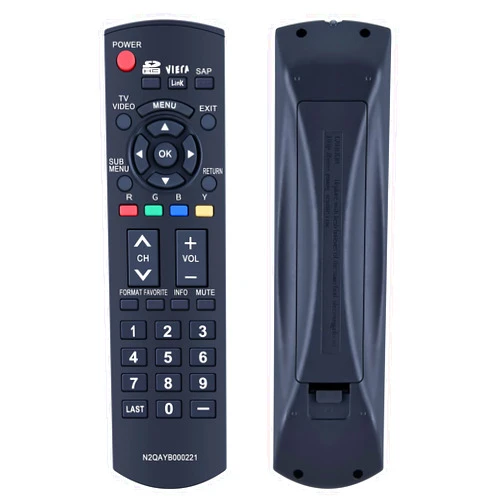 PZL N2QAYB000221 Replacement Remote Control fit for Panasonic Viera HDTV Plasma TV TH-42PX80 TH-42PZ80 TH-50PX80 TH-50PX80U TC-37LZ85X TH-42PX80U TC-26LX85 TQB2AA0775 TC-32LX85 TC-37LZ85 TY-WK32LR2W