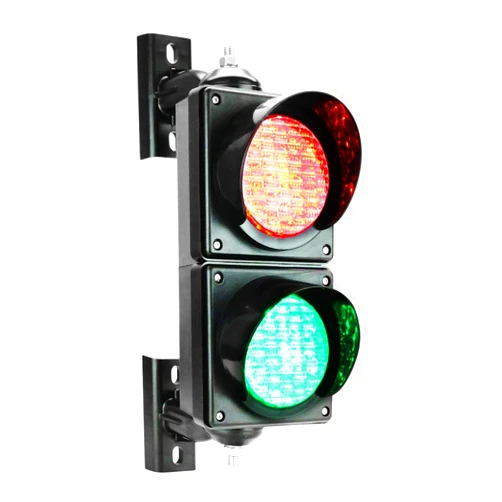 BBMI 100mm(4inch) Traffic Light, AC85-265V Red/Green Stop and Go Light, Led Traffic Signal Light, PC Housing Waterproof IP65 Industrial LED Traffic Stop Light, Indicator Warning Light