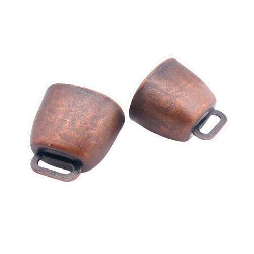 ORMEE 2 Pcs Cow Horse Sheep Grazing Copper Bells,Cattle Farm Animal Loud Red Bronze Bell,Pet Anti-Theft Bell,Small Brass Bell New Years, Wedding Bells & Chimes Percussion Musical Instruments, 2x3cm