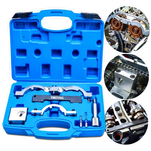 ZMCYNG Turbo Engine Timing Tool - 1.4 Timing Tool for Chevy, Engine Camshaft Alignment Tool Set for 2009 to 2020 1.0 1.2 1.4L Vauxhall Opel Chevrolet Chevy Aveo Cruze Timing Tool Kit, with Case