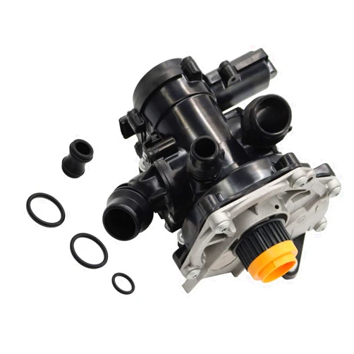 Geofrey Water Pump Thermostat Housing Assembly 06L121111H 06L 121 111H 06L 121 111 H Compatible with Volkswagen Beetle Golf GTI Polo Passat Audi A3 S3 A4 A5 A6 A7 Q5 Q7 TT