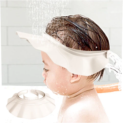 Piyl Baby Shower Cap Hat Safe Shampoo Shower Bathing Protection Soft Adjustable Bath Head Cap Visor for Washing Hair Head Eye Ear Shampoo Caps for Toddler,Baby, Kids,Children,Makes the Baby Bath More Fun