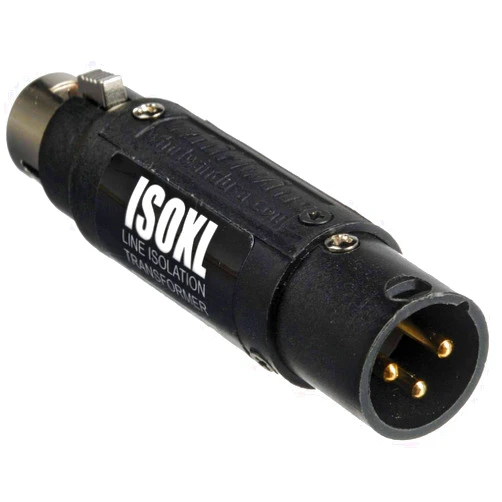 Whirlwind ISOXL Line-Level Isolation Transformer, 3-Pin XLR Male/Female Connectors