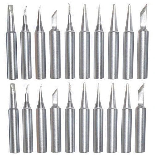 Mriuuod Soldering Iron Tips 20 Pcs 900M Solder Tips Replacement for Hakko, TENMA, Quick, Radio Shack, Aoyue, Yihua Solder Station