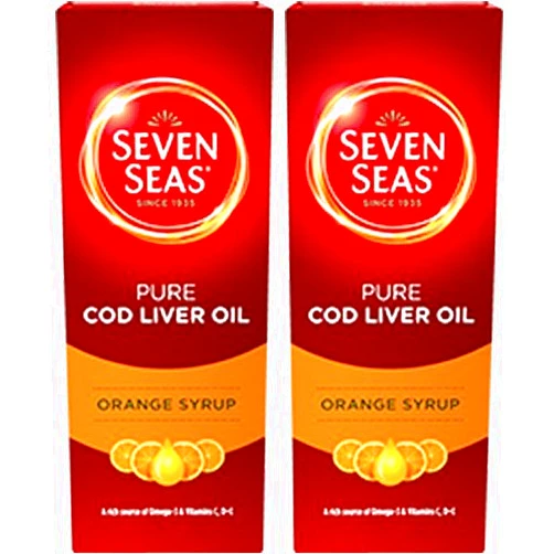 Seven Seas - Seven Seas - CLO & Orange Syrup | 300ml | BUNDLE by Seven Seas 10.1 Fl Oz (Pack of 2)