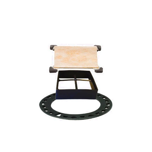Schluter Kerdi-Drain Grate Kit Tile with Integrated Slope Bonding Flange - Ideal for Bathroom or Wet Rooms - 4