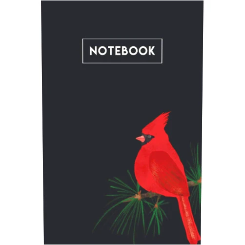 Simple Funny Journals Cardinal Notebook: Perfect Gift for Cardinal Lovers: Lined Journal Notebook for Taking Down Notes, Reflections and Making To-Do Lists