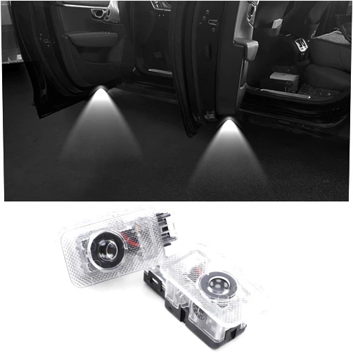 TAIKOO Doors Puddle Lights for Volvo XC90 XC60 XC40 S90 S60 V90 V60,Car Door Welcome light Accessories,Car Door LED Light Logo Projector (Type A LOGO)