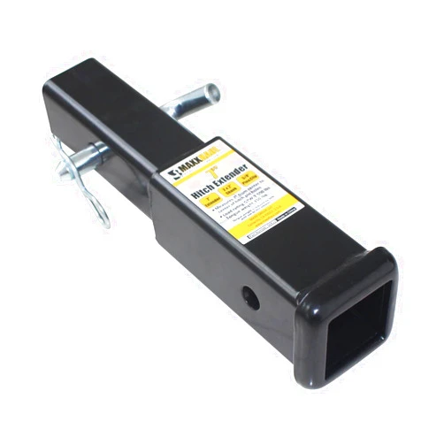 MaxxHaul 50833 2 x 2 inch Trailer Hitch Receiver Extender 7 inch Hitch Extension Length 3500 Lbs GTW