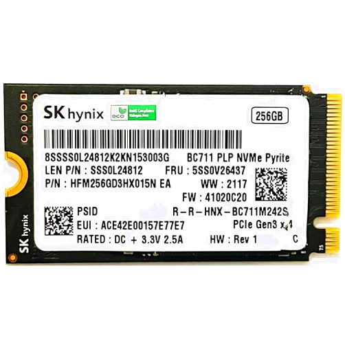 SK hynix SkHynix 256GB PCIe NVMe 2242 SSD (HFM256GD3HX015N) (OEM)