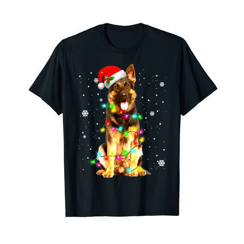 Christmas German Shepherd German Shepherd Dog Tree Christmas Sweater Xmas Dogs Gifts T-Shirt
