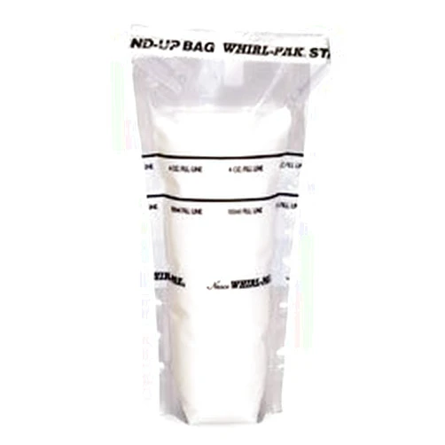 Whirl-Pak Nasco Whirl-Pak B01364WA Stand-Up Bag, 18.5 cm Length x 7.5 cm Width, 118 mL Capacity (Pack of 500)