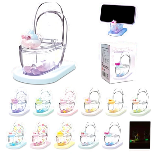 NBBRDDN Blind Box Toy -Glow in The Dark Mystery Box Mini Poop Figures Blind Boxes Series 1PC Random Design Blind Bag Cute Toilet Figure Phone Stand Holder Collectible Toy for Office Desk Decor, Birthday Gift
