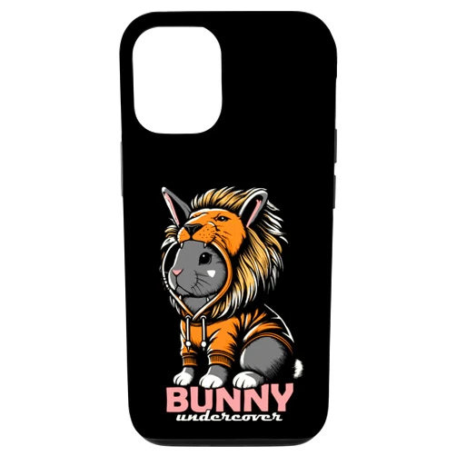 Exotic Bunny Lion Bunnies Cute Hare iPhone 15 Lion Rabbit Lioness Bunny Case
