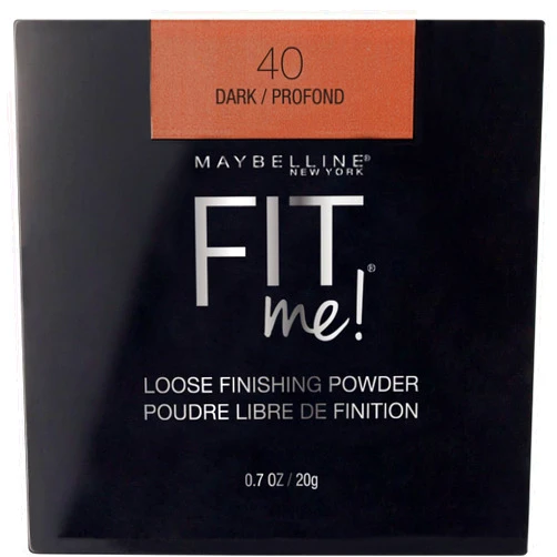Maybelline Fit Me Loose Setting Powder, Face Powder and Finishing Makeup, Dark, 1 Count