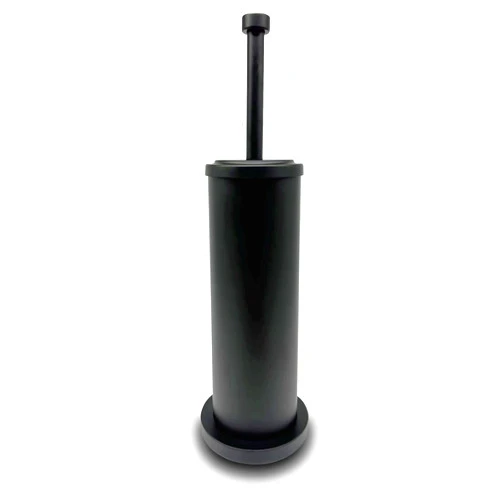 Indecor Home Matte BlackToilet Bowl Brush with Holder, Durable Bathroom Cleaning Tool, Modern Design for Easy Toilet Maintenance, Bathroom Cleaner Brush for Efficient Cleaning and Hygiene