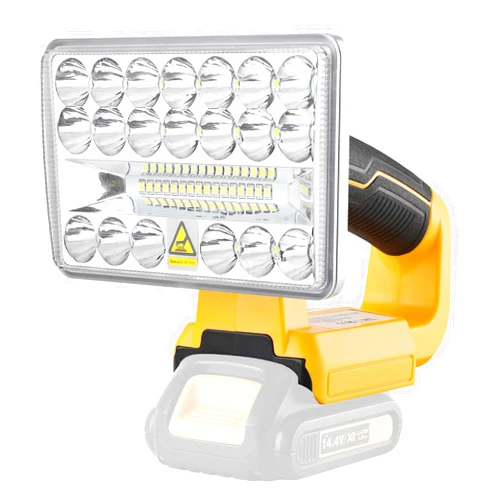 Hiesuan for Dewalt 20V Max LED Work Light, Hiesuan 18W 2000LM for DeWalt Flashlight Spotlight Portable Outdoor Light with 5V 2.1A USB Port for Repairing, Garage, Camping, Jobsite