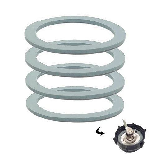 Gnicaela Blender Gasket Replacement Parts, Rubber Ring Seal Rings Blender Accessories for Oster and Osterizer Blender (4 Pieces)
