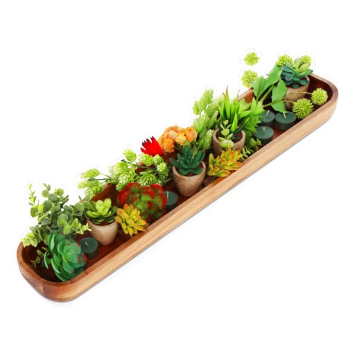 Creekview Home Emporium Dough Bowl for Decor - 30 Inch Long Wooden Tray Baguette Trough - Acacia Wood Decorative Oblong Centerpiece Boat - Rustic Primitive Farmhouse Amish Fruit Bowl for Long Table