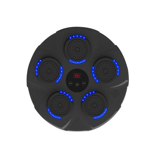 Xoopon Music Boxing Target, Boxing Equipment with Built-in Speaker, Rechargeable Home Boxing Workout Machine, Digital Training Boxing for Kids and Adults, Black
