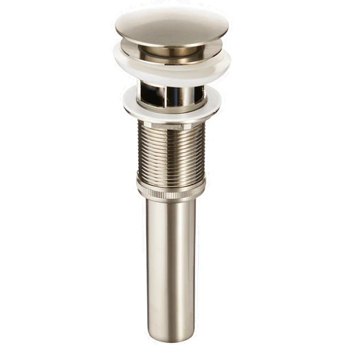 KRAUS Pop-Up Drain with Overflow in Satin Nickel, PU-11SN