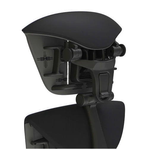 OFFICE LOGIX SHOP Embody Headrest Compatible with Herman Miller Embody Chair (Black Rythem Fabric/Gaphite Frame)