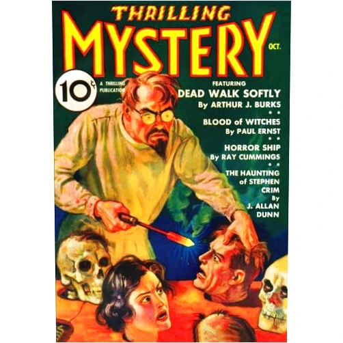 G.T. Fleming-Roberts,Paul Ernst,J. Allan Dunn,Arthur J. Burks,C.K.M. Scanlon,Robert Wallace,Allan K. Echols,Laurence Donovan,Ray Cummings,John P. Gunnison Thrilling Mystery - 10/35: Adventure House Presents: