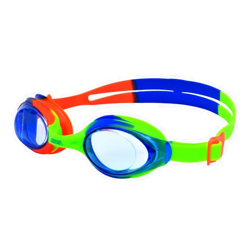 Zoggs Unisex-Youth Bondi Junior Goggles, Green/Blue/Orange/Tint, One Size