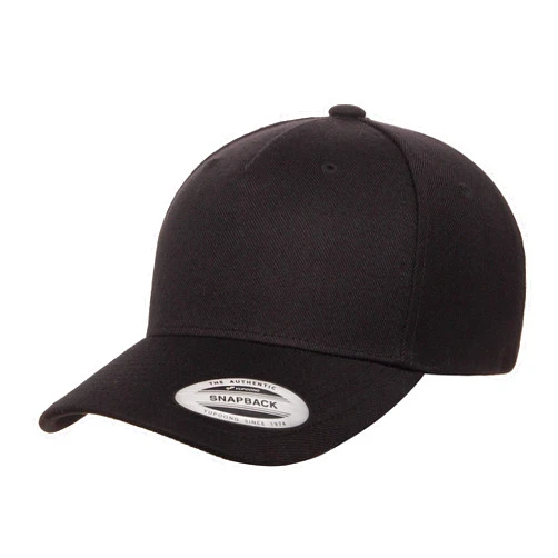Yupoong Men's Yp Classics 5-Panel Premium Curved Visor Snapback Cap