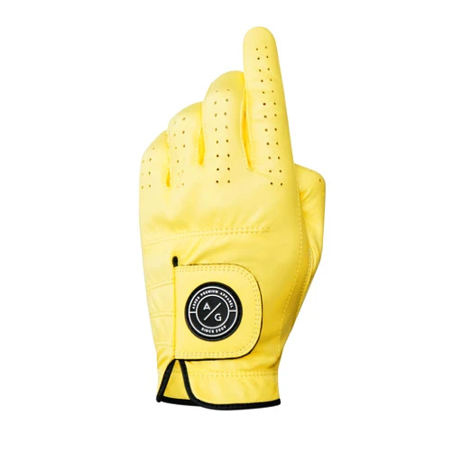 ASHER Men's Premium Canary Golf Glove - Medium (goes on Left Hand)