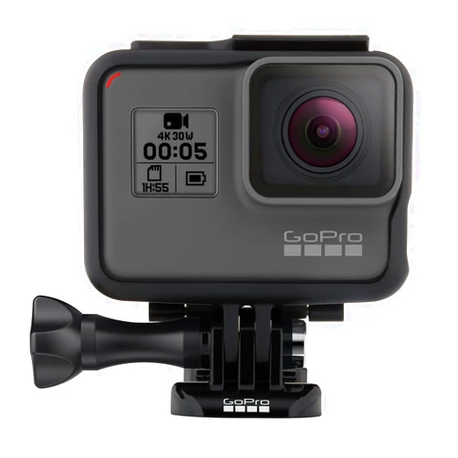 GoPro HERO5 Black Waterproof Digital Action Camera w/ 4K HD Video & 12MP Photo (Renewed)