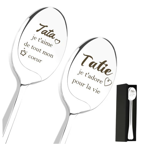 Cadeau Tata,Cadeau Pour Tata,Cadeau D'anniversaire De Tante,Idee Cadeau Pour Tata,Cadeau Tatie Original,Cadeau Tata Original,Tata Cadeau,Cadeau Tata Noel,Cadeau Fete Des Meres,Cuillère De Tante