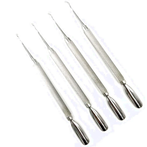 Hector Beauty Supply Cuticle Pusher and Spoon Nail Cleaner Cuticle Peeler Scraper Remove Gel Nail Polish and Fingernail Dead Skin Remover Cuticle Nipper